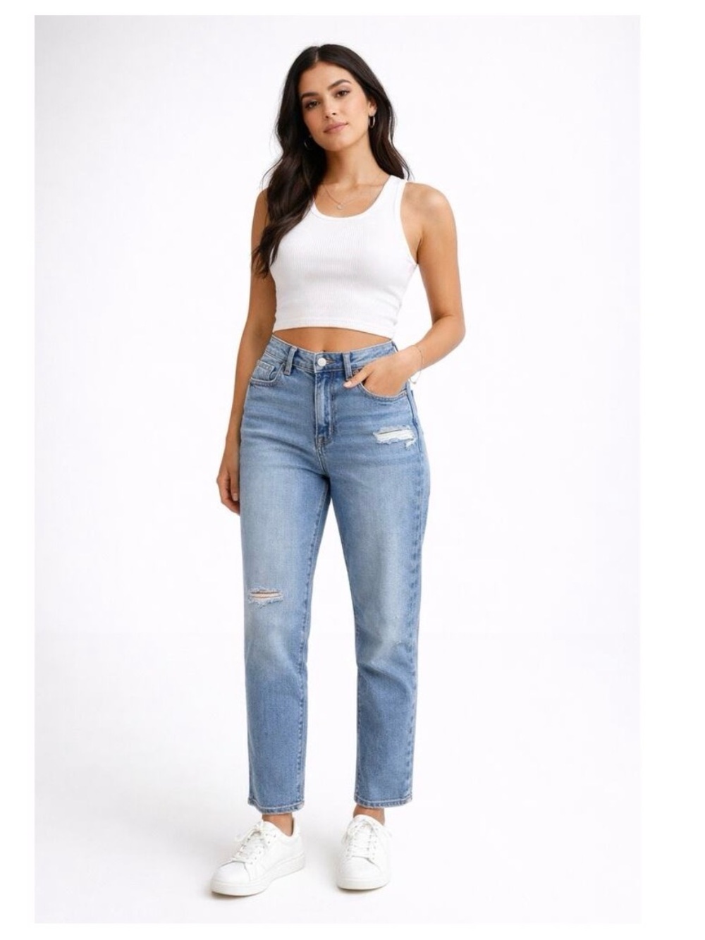 American Eagle Outfitters High Rise Mom Jeans - 4 short
